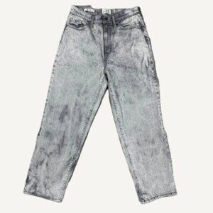 High Waisted Universal Thread Grey "Vintage" Straight Grey Jeans | Size 14/32R